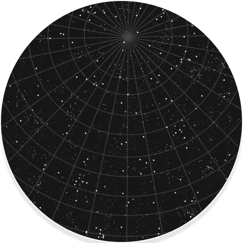 Black stellar map preview
